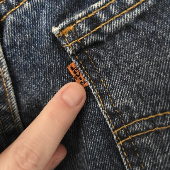 VINTAGE Levis 951 Jeans Women's Size 14 Orange Tab Tapered Relaxed Made in USA - Picture 9 of 9